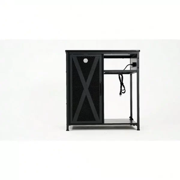 20-29 Gallon Metal Aquarium Stand Fish Tank Stand Storage Cabinet w/Power Outlet - Image 6