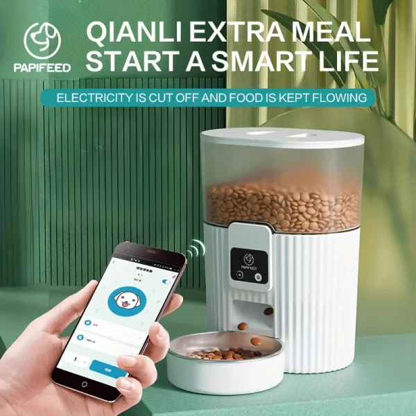 Automatic feeder dog/cat feeding machine wifi/video remote smart pet food dispenser - Image 8