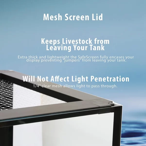 All in One - 50 Gallon Aquarium with White APS Stand with Leveling Frame - Image 11