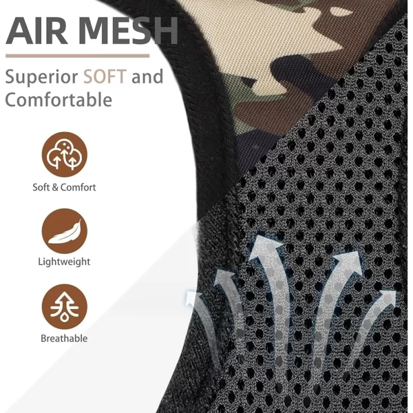 No Pull Small Dog Harness and Leash Set, Step-in Soft Mesh Reflective Camouflage Comfortable - Image 3