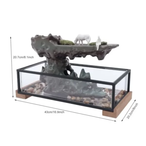 Desktop Fountain With Fish Tank - Image 5