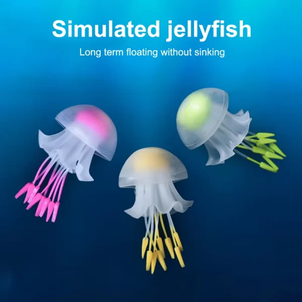 Fish Tank Landscaping Decoration Aquarium Accessories Aquarium Decoration Glowing Silicone Fake Jellyfish Artificial Ornaments