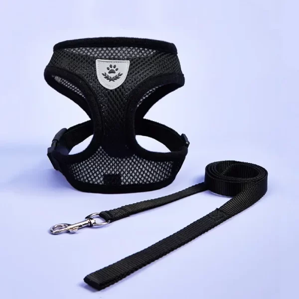 Dog/Cat Adjustable Harness Vest Walking Lead Leash For Puppy's Dogs Cats Polyester Harness For Small, Medium Dog and Cats - Image 11