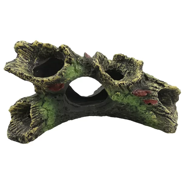 Artificial Landscape Ornament Multifunction Aquarium Hollow Log Decor Non-toxic Resin Fish Hiding Cave for Fish Tank Aquarium - Image 4