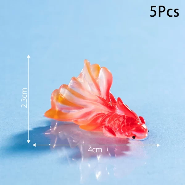 5Pcs Aquarium Fish Decor Tank Decoration Artificial Decorations Toys Goldfish Aquarium Fish Tank Decoration - Image 2