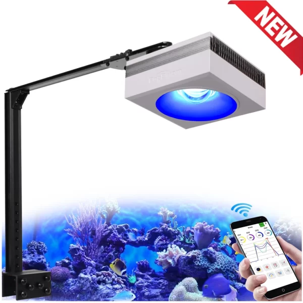 NEW PopBloom RL90 WiFi Led Aquarium Light Full Spectrum, Reef Light Aquarium Saltwater Coral Growing Marine Aquarium Tank Lamp - Image 10