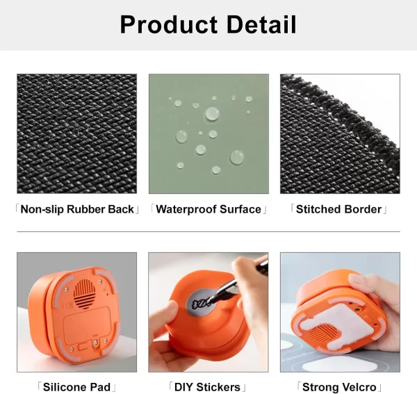 Buttons with Rubber Mat Recordable Dog/Cat Talking Buttons Set Communication - Image 5