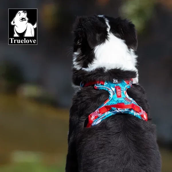 Truelove Pet Dog Harness Camouflage Reflective Nylon Special Edition and Upgrade Version Easy to Adjust - Image 4