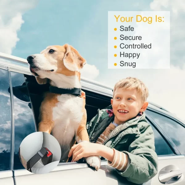 2Pcs Pet Dog Seat Belt Leash Adjustable Dog Cat Safety Leads - Image 4