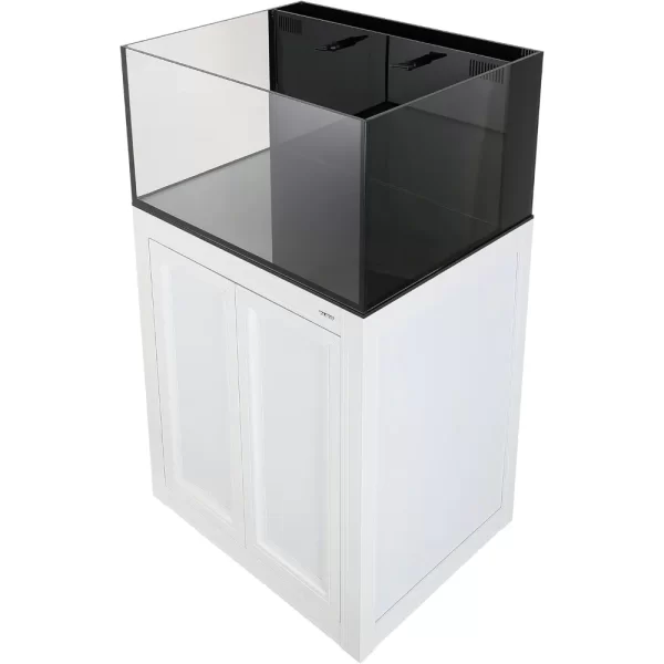 All in One - 50 Gallon Aquarium with White APS Stand with Leveling Frame - Image 2