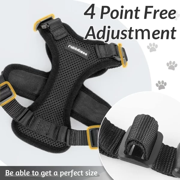 Cat Harness and Leash Soft Adjustable Breathable Vest Heavy Duty Easy Control Outdoor Walking Training - Image 4
