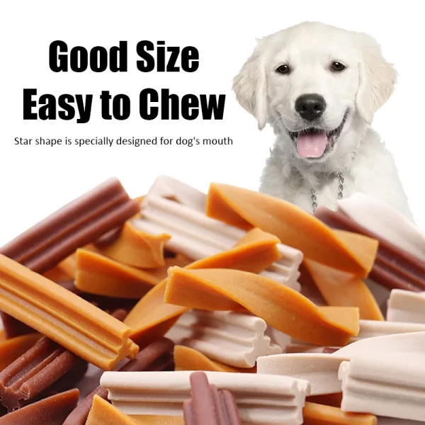 Dog Snacks Teething Stick Mixed Flavors Tooth Cleaning Bone Fresh Breath Adult Dogs Puppy Training Reward Pet Snack Food