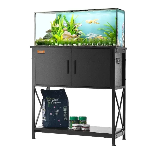 Aquarium Stand 29 Gallon Fish Tank Stand 28.7 x 16.5 x 30 in Steel and MDF Turtle Tank Stand 242.5 lbs Load Capacity