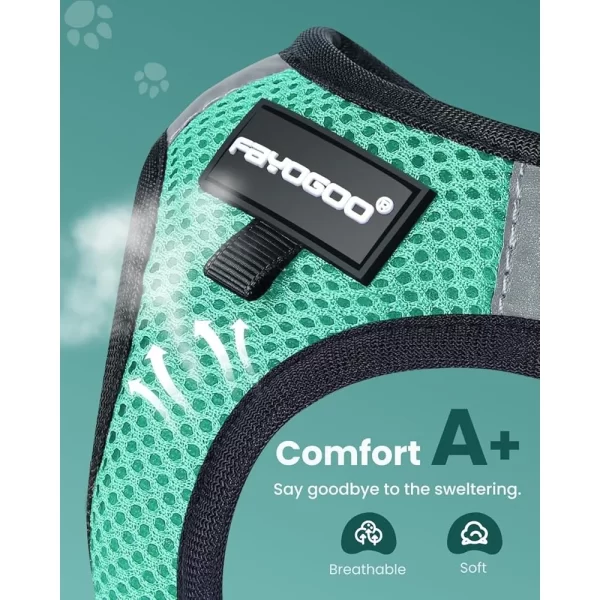 Cat Harness Leash Set Escape Proof Step In Lightweight Soft Vest No Choke Design Comfortable Breathable Mesh - Image 2