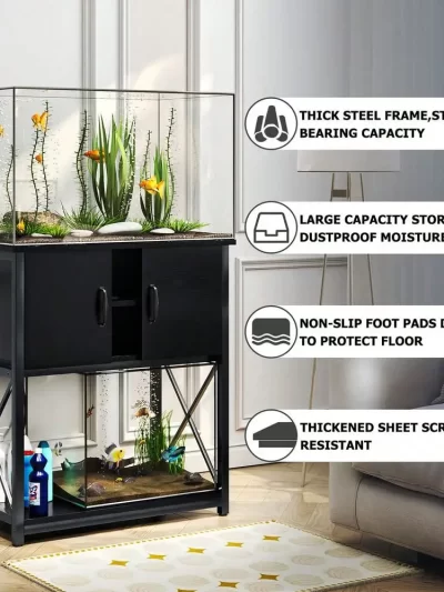 Aquarium Stand with Cabinet,  Fish Tank Stand