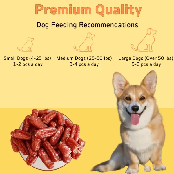 Beef Sausage, All Natural Ingredients, Natural Dog Treats, Healthy, Easily Digestible - Image 5