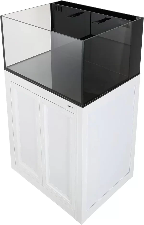 All in One - 50 Gallon Aquarium with White APS Stand with Leveling Frame - Image 7